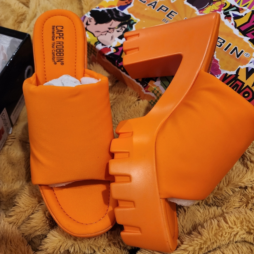 Cape Robbin Bright Orange Footwear